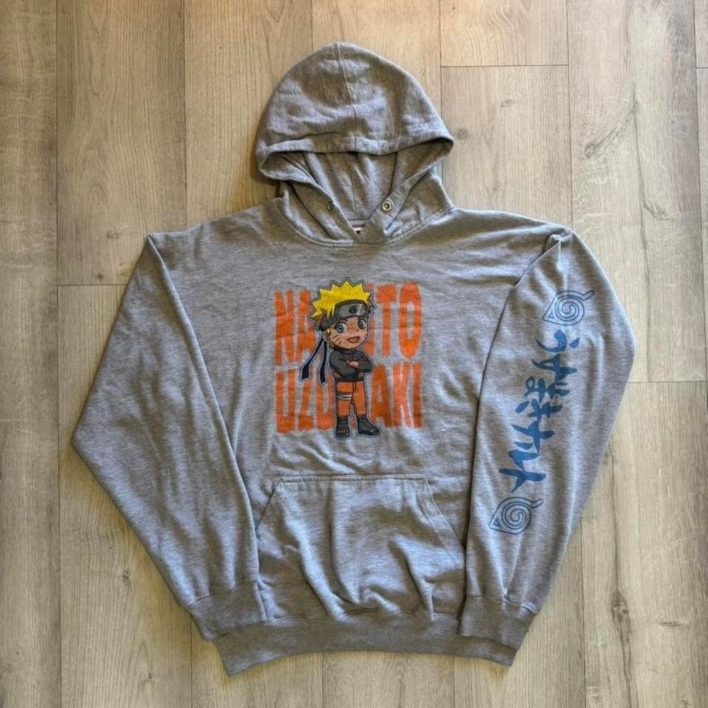Naruto Uzumaki anime hoodie manga graphic y2k otaku streetwear